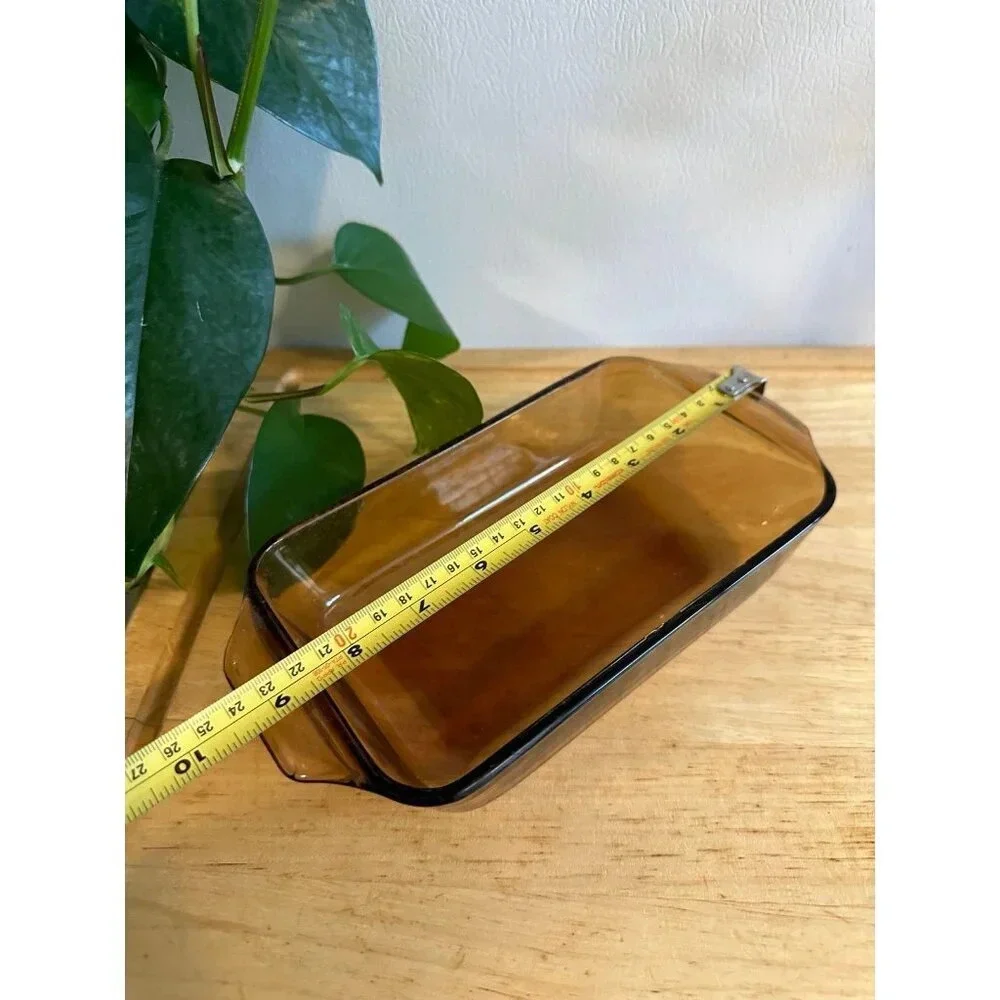 Vintage Brown glass Loaf Dish